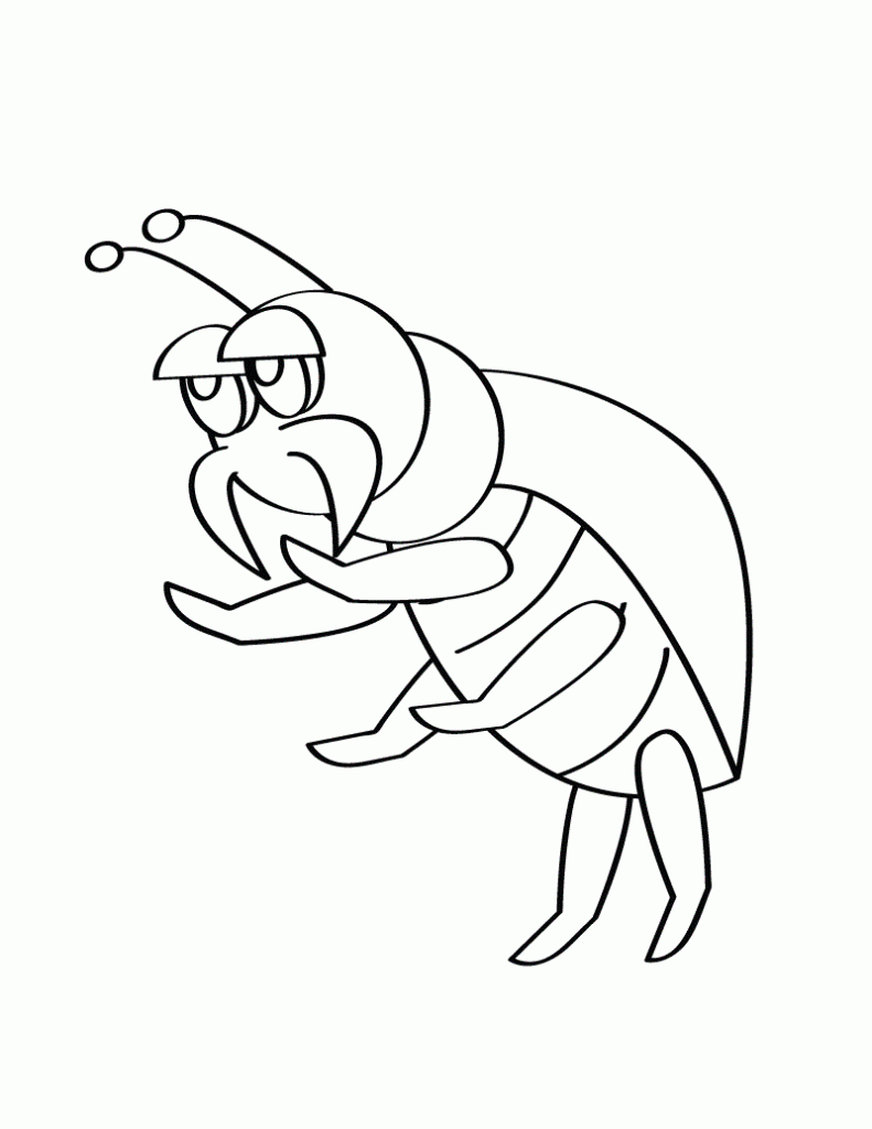 Leo The Lightning Bug Coloring Page