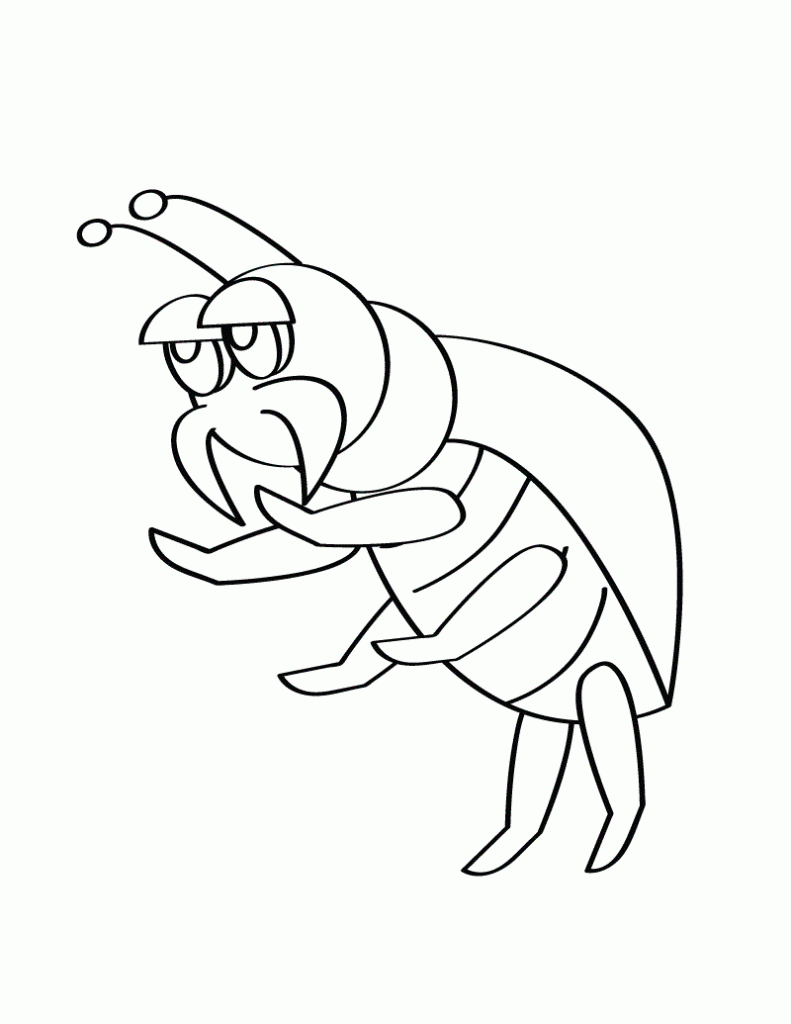 Bugs Coloring Pages Printables Free 5