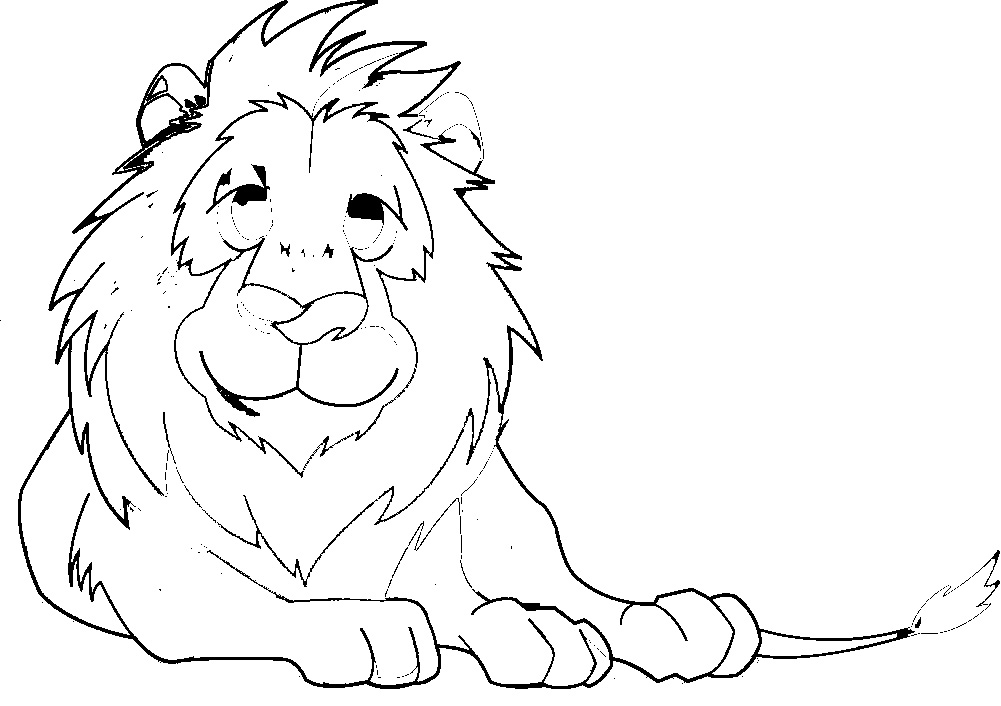 Lion Coloring Pages For Free
