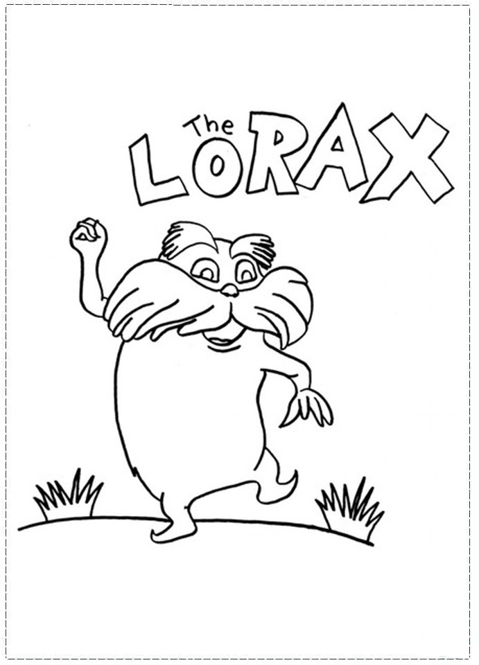Lorax Color Pages