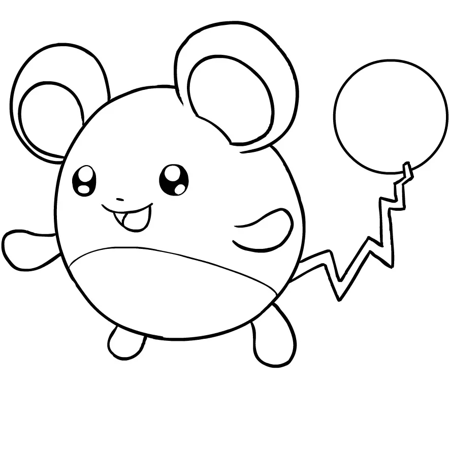 Marill Pokemon Coloring Page