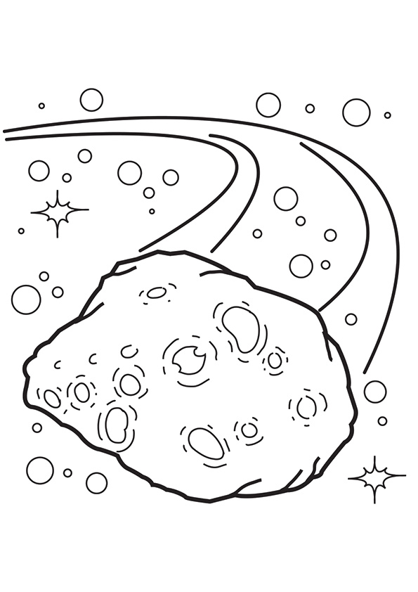 Meteor Coloring page
