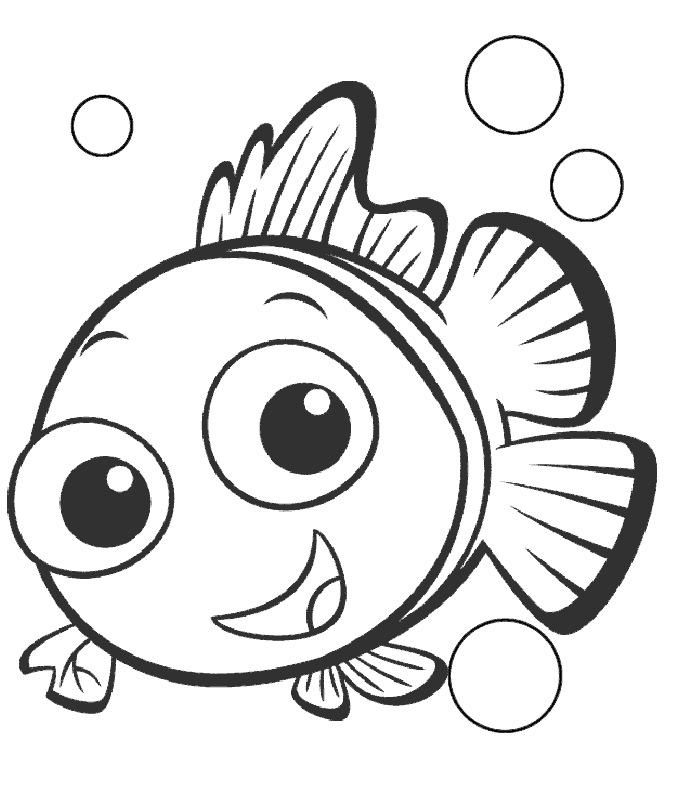 Nemo Coloring Pages Pictures