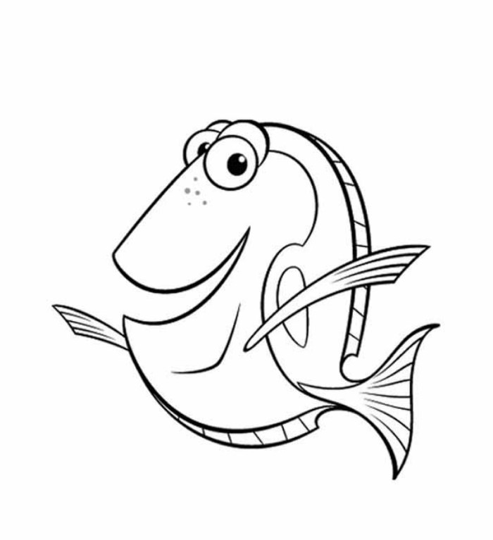 Free Printable Nemo Coloring Pages For Kids