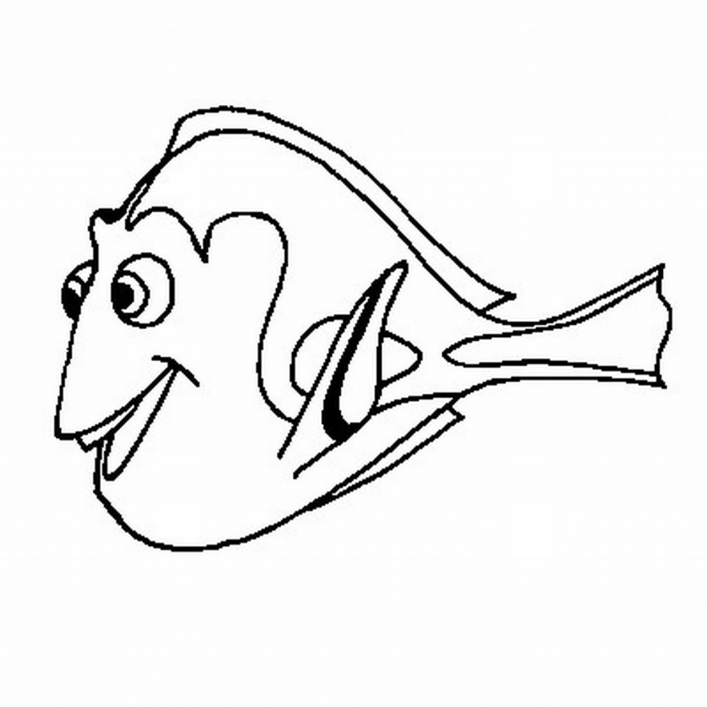 Nemo Fish Coloring Pages
