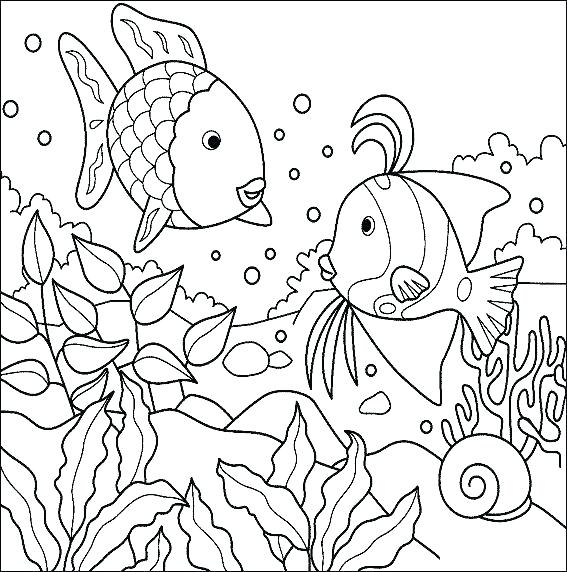 Ocean Scene Coloring Pages