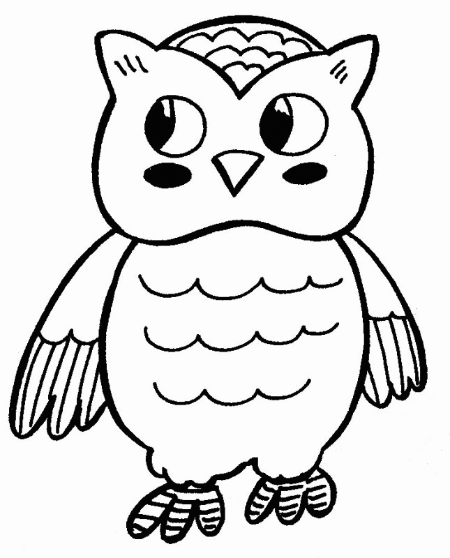 Owl Coloring Page