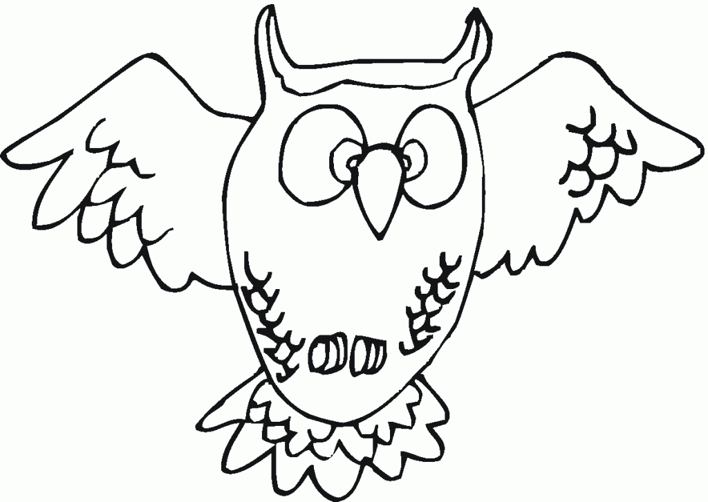 Owl Coloring Pages For Kids Printable