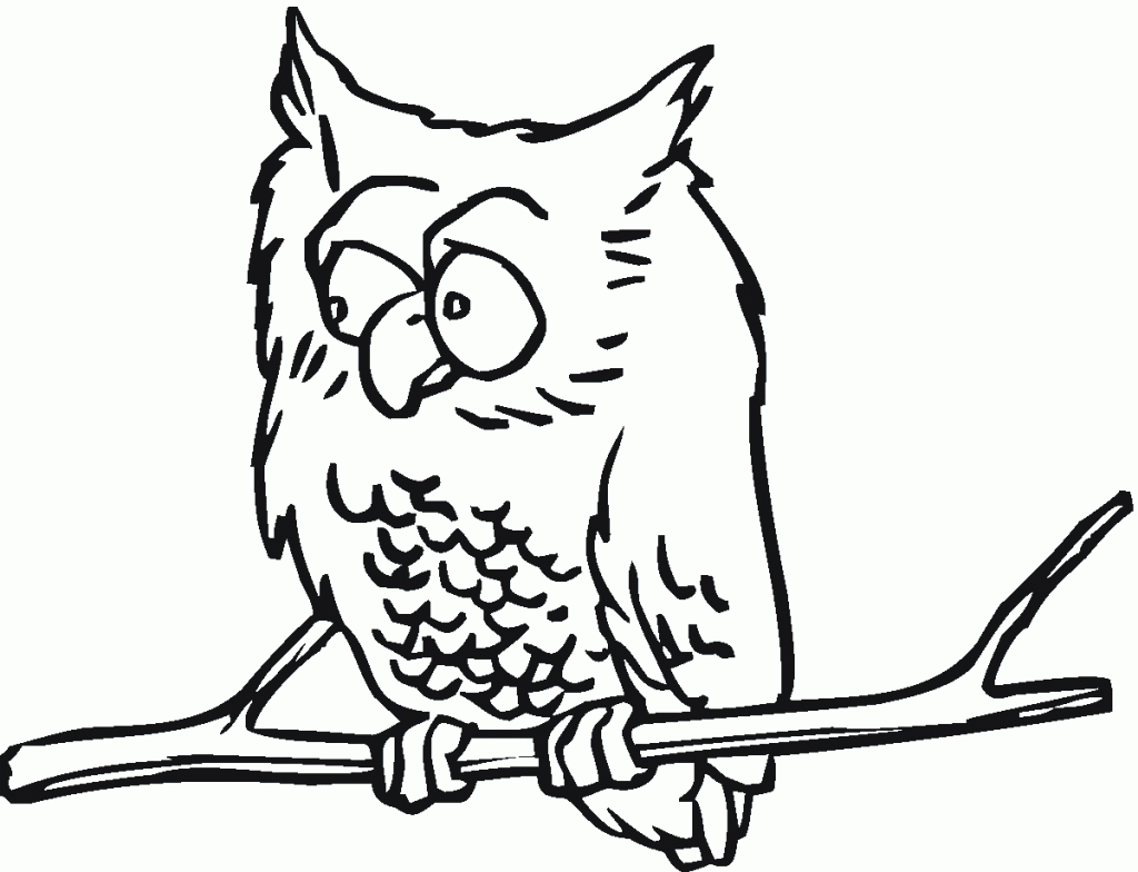 Owl Coloring Pages Pritable