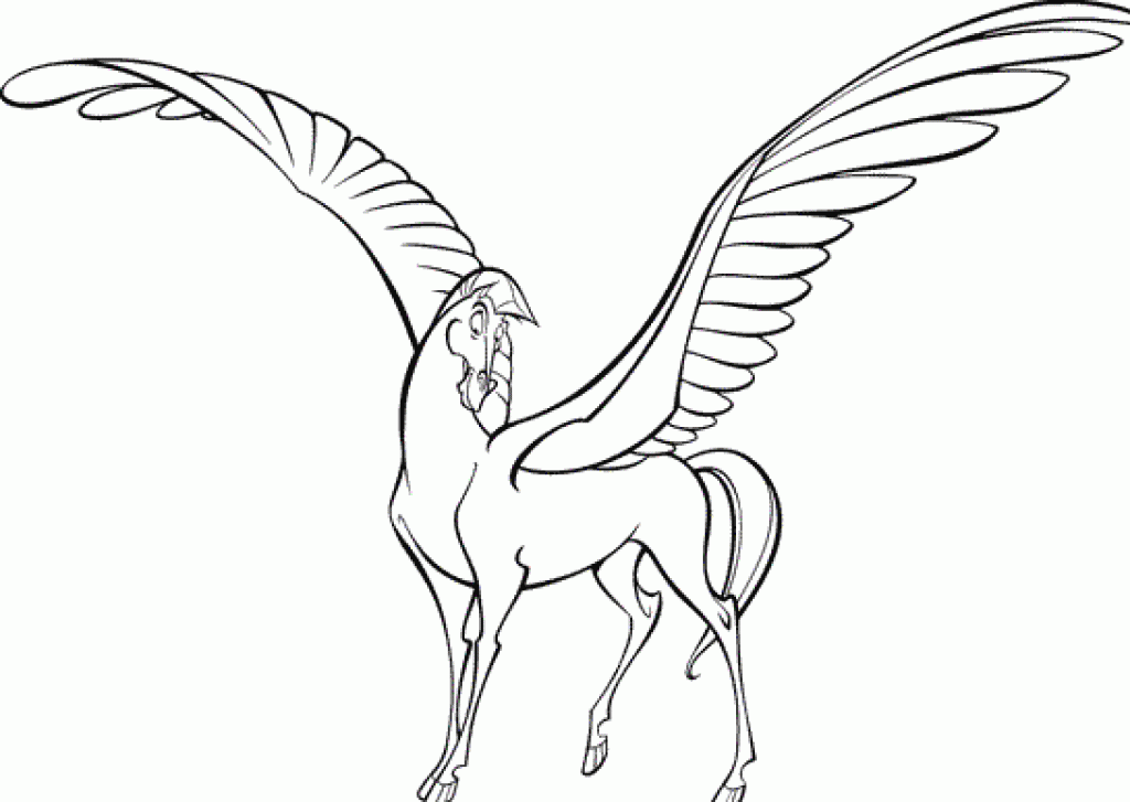Pegasus Coloring Pages Photos