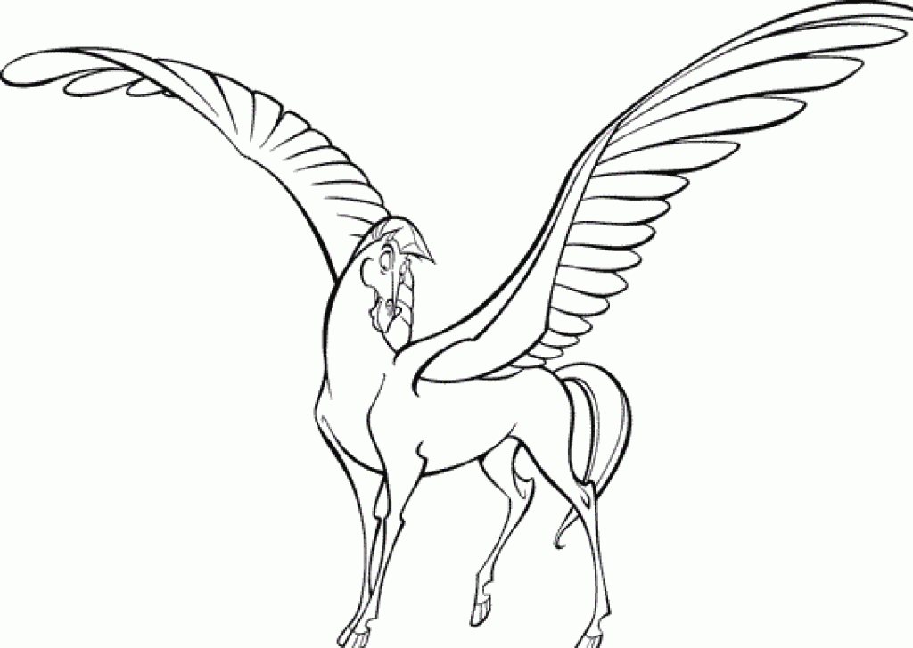 pegasus coloring pages