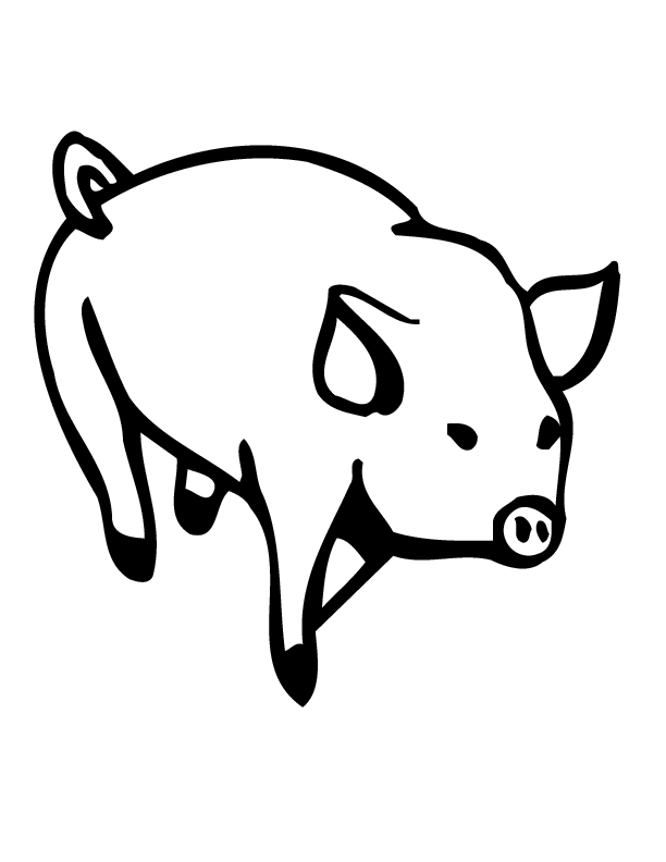 Pig Coloring Pages Photos