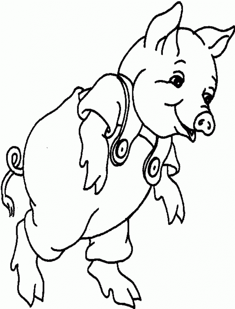 Pig Coloring Pages Pictures