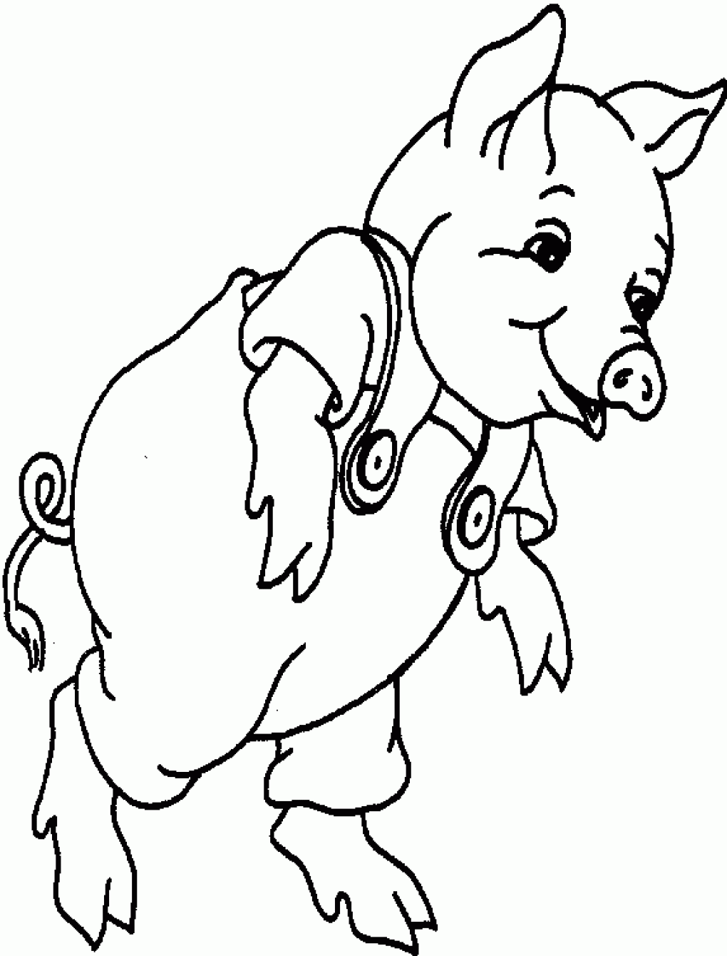 Free Printable Pig Coloring Pages For Kids