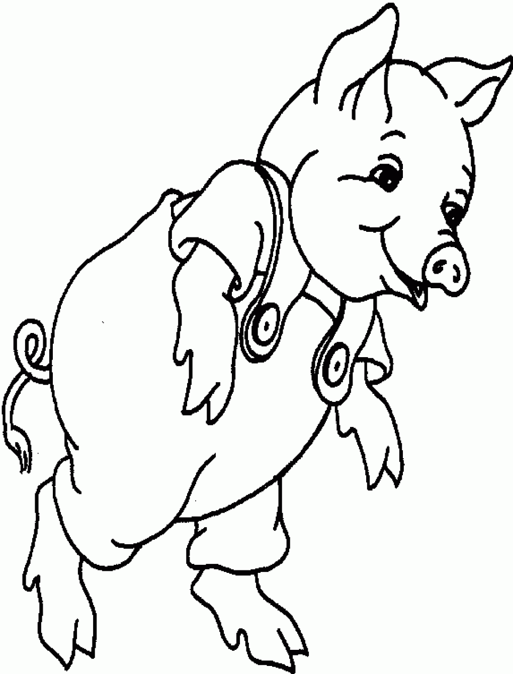 Free Printable Coloring Pages For Kids Pig