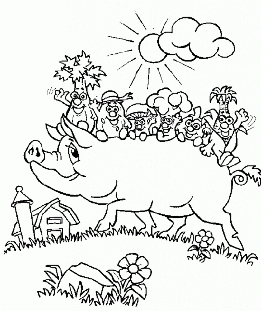 Pigs Coloring Pages