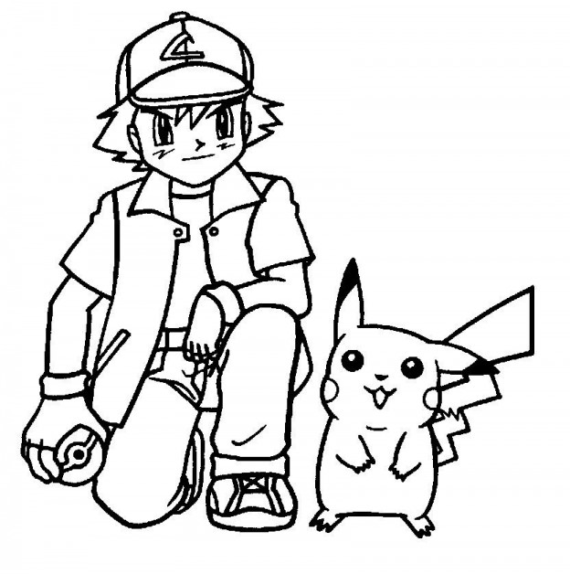 Free Printable Pikachu Coloring Pages For Kids
