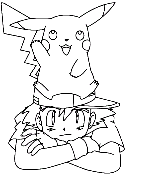 Pikachu Coloring Pages For Free