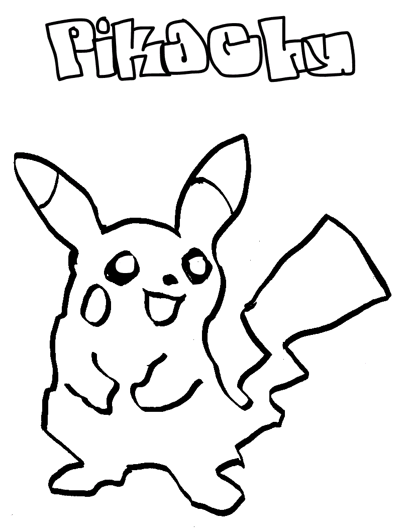 Printable Picture Of Pikachu