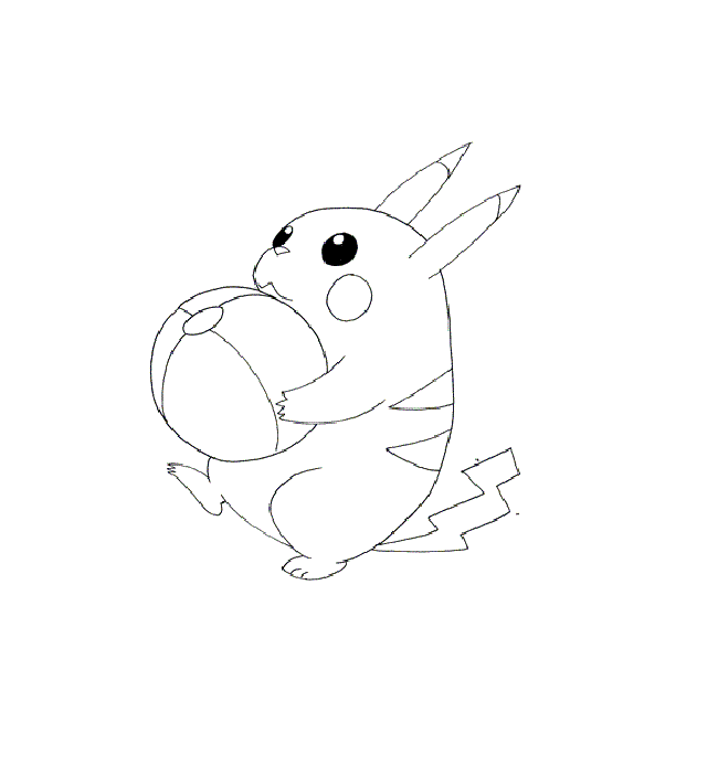 Free Printable Pikachu Coloring Pages For Kids