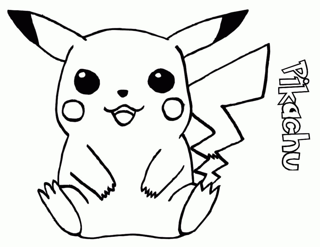 Pikachu Coloring Pages Photos
