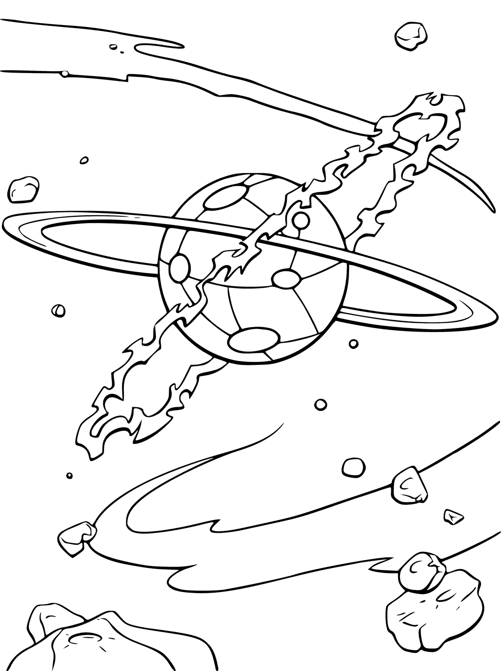 Planet In Solar System Coloring Page
