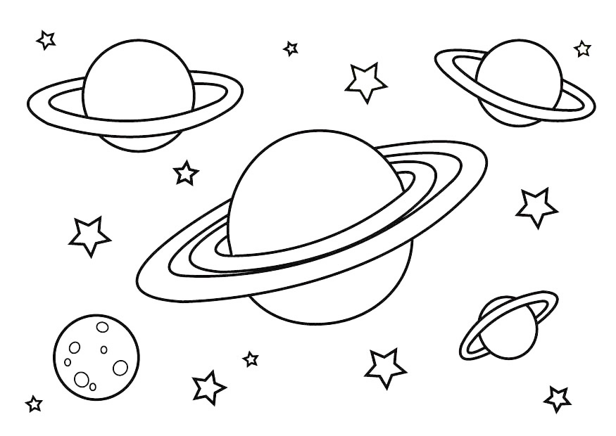 Planets In Solar System Coloring Page