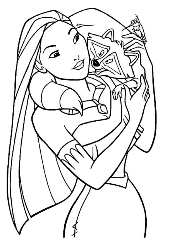 Pocahontas Coloring Pages Printable