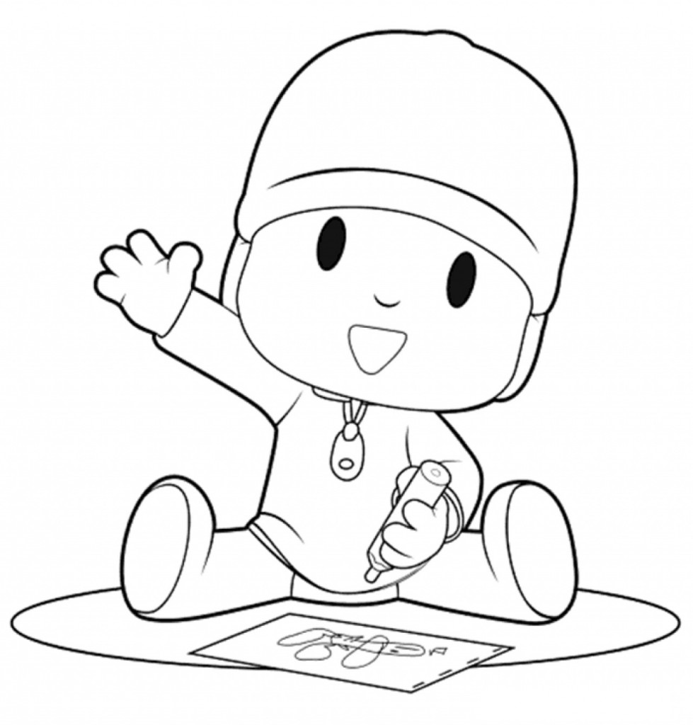 Free Printable Pocoyo Coloring Pages For Kids