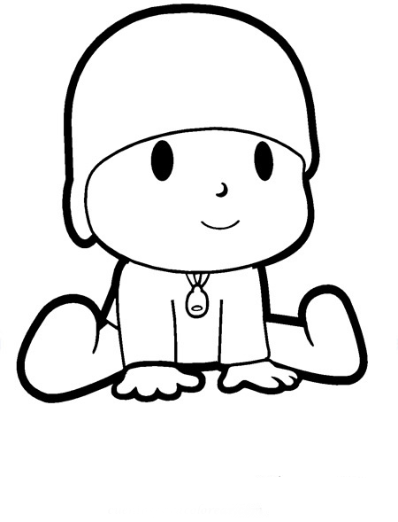 🌈👶Pocoyo para colorir, Pocoyo em Português, Pocoyo, Nina, Pocoyo  Coloring Page