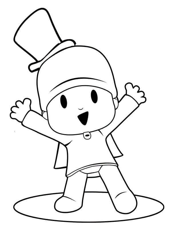 Pocoyo Coloring Pages Images