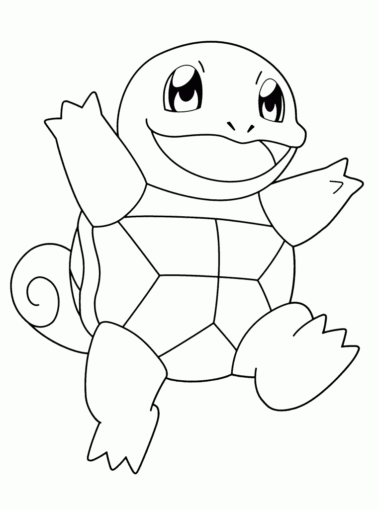 Pokemon Coloring Pages Squirtle