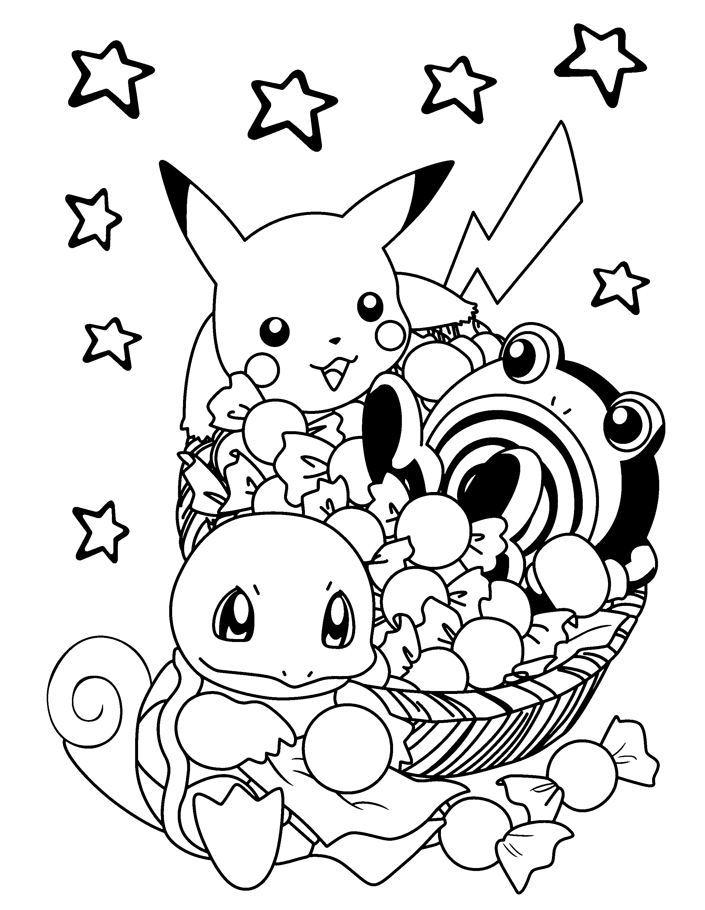 Pokemon Coloring Pages Join your favorite Pokemon on an