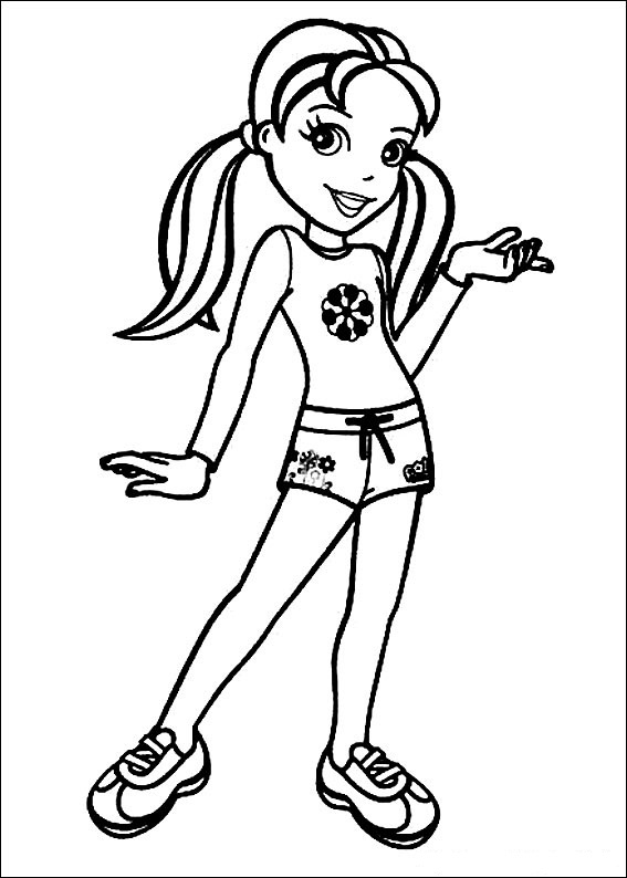 Polly Pocket Coloring Page