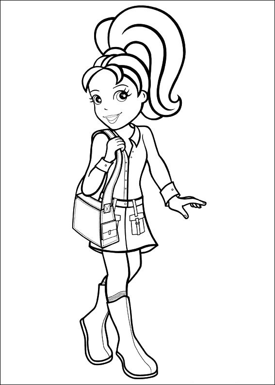 Polly Pocket Coloring Pages Pictures