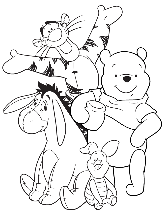 Winnie The Pooh Coloring Pages