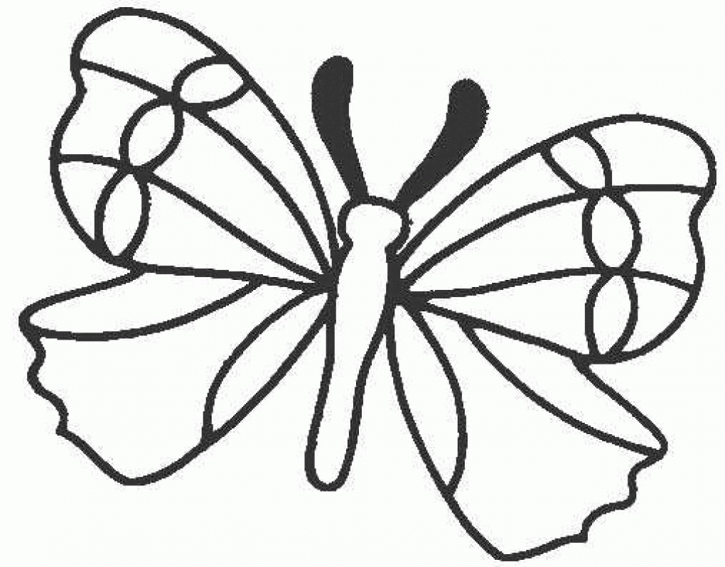 Print Butterfly Coloring Pages