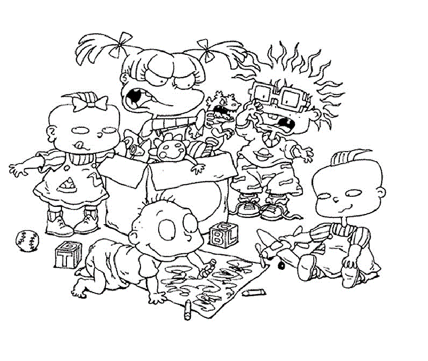 Print Rugrats Coloring Pages