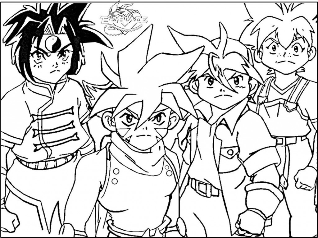 Printable Beyblade Coloring Pages