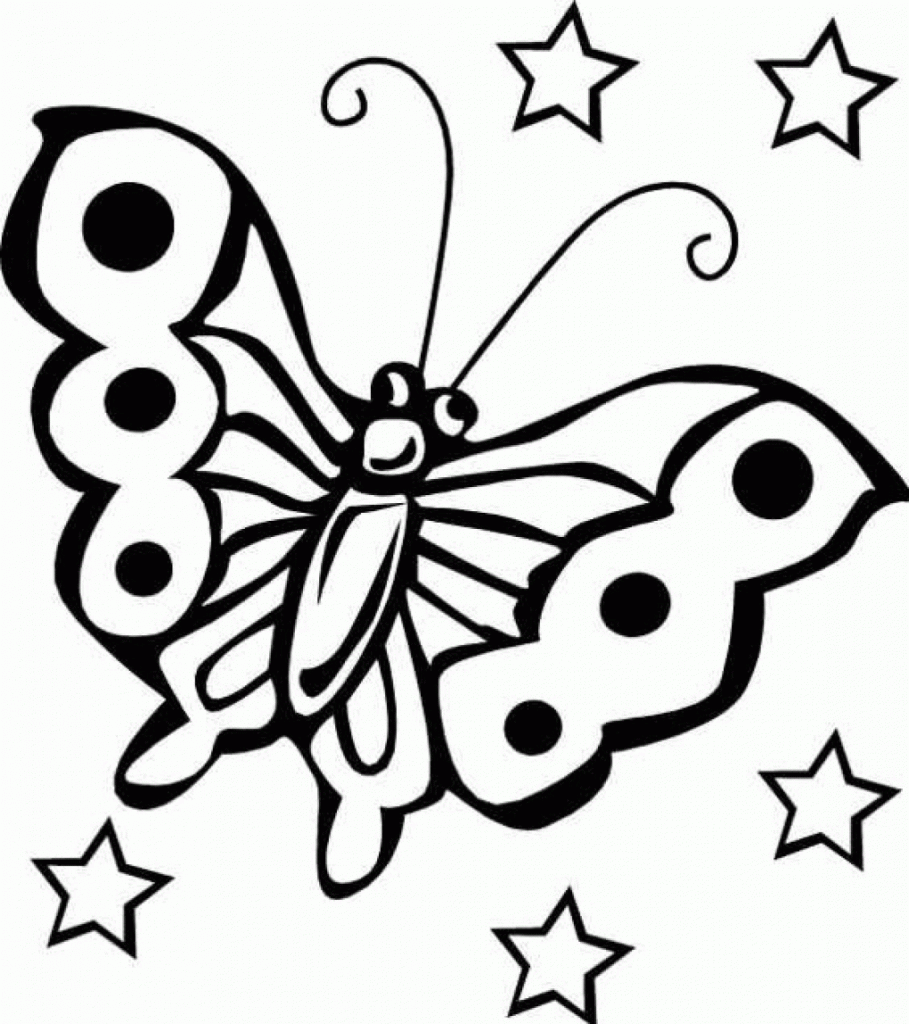 Printable Butterfly Coloring Pages For Kids