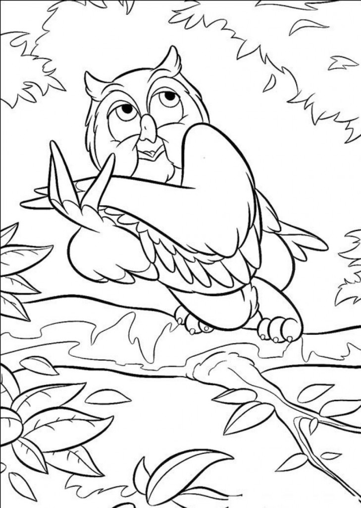 Printable Coloring Pages of Owls