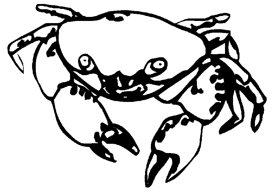 Printable Crab Coloring Pages