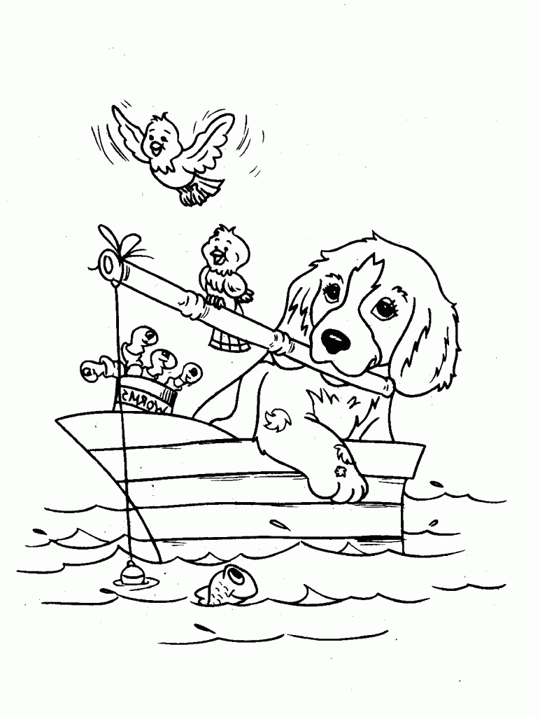 Printable Dog Coloring Pages