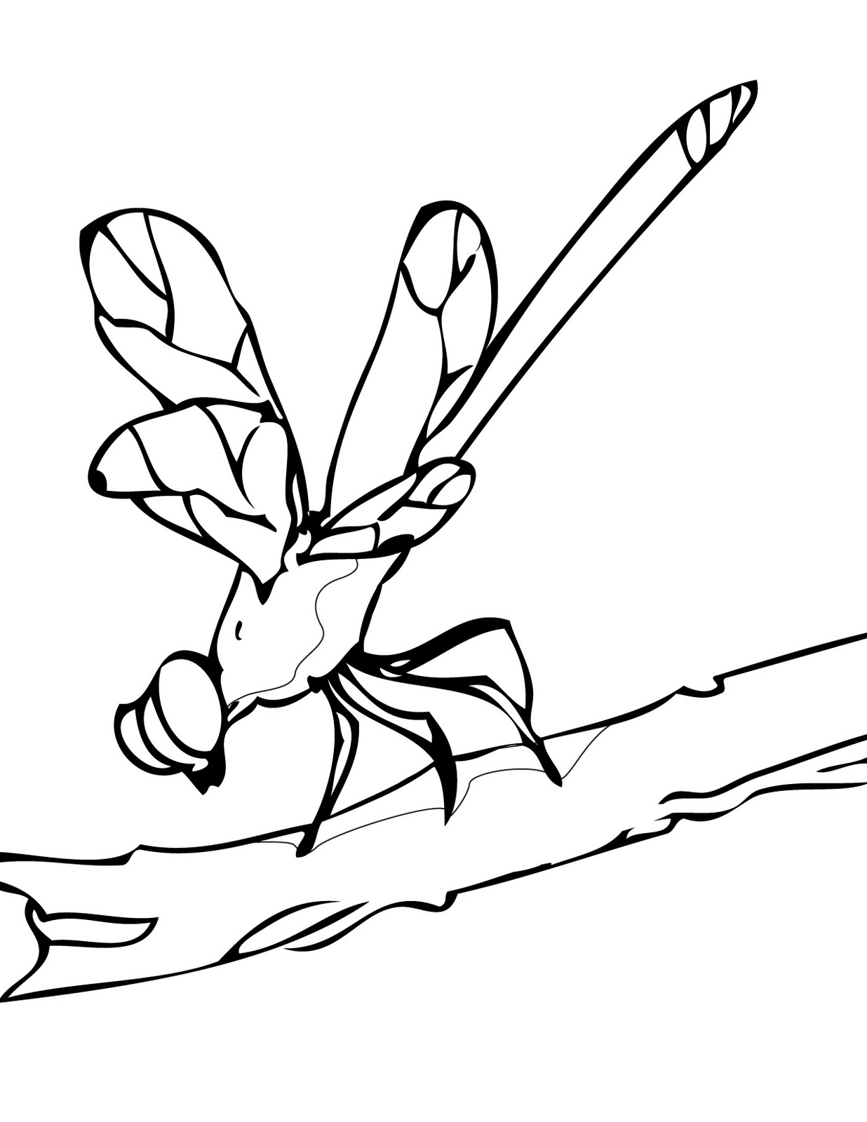 Free Printable Dragonfly Coloring Pages For Kids