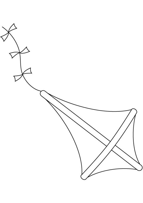 Free Printable Kite Coloring Pages For Kids