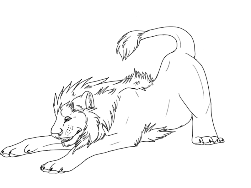 Featured image of post Roaring Lion Coloring Page - Black and white illustration, coloring page, greeting or art print.