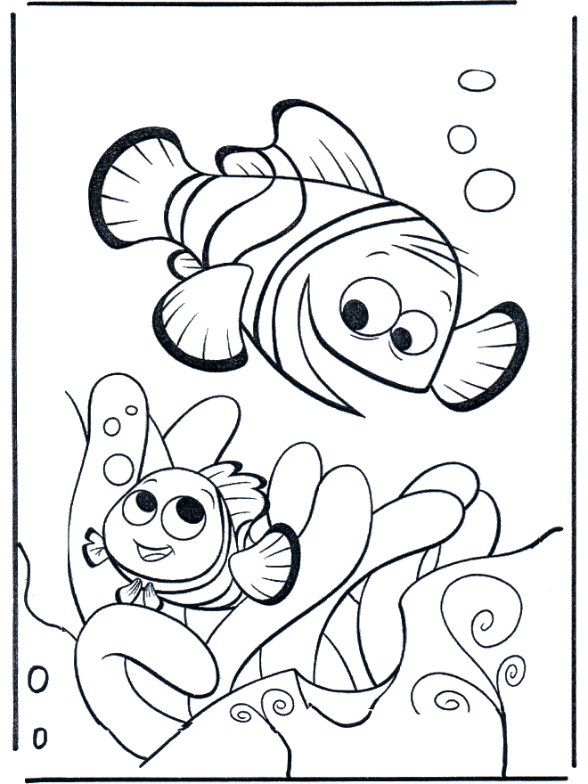 Printable Nemo Coloring Pages For Kids