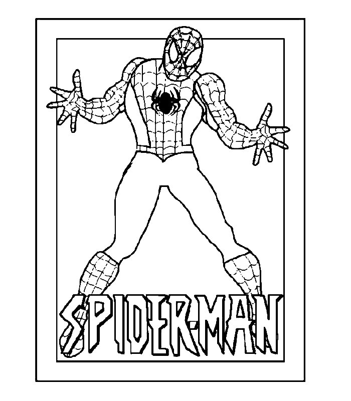 free printable spiderman coloring pages for kids