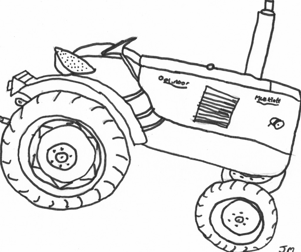 Printable Tractor Coloring Pages
