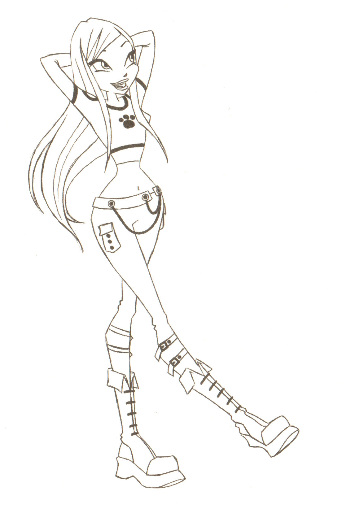 winx club musa sirenix coloring pages